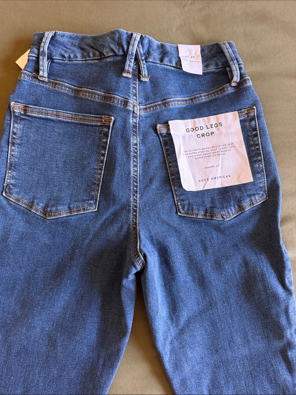 {GOOD AMERICAN} Good Legs skinny crop 4/27 - Picture 7 of 7